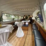 Salon dekoriert für Hochzeit