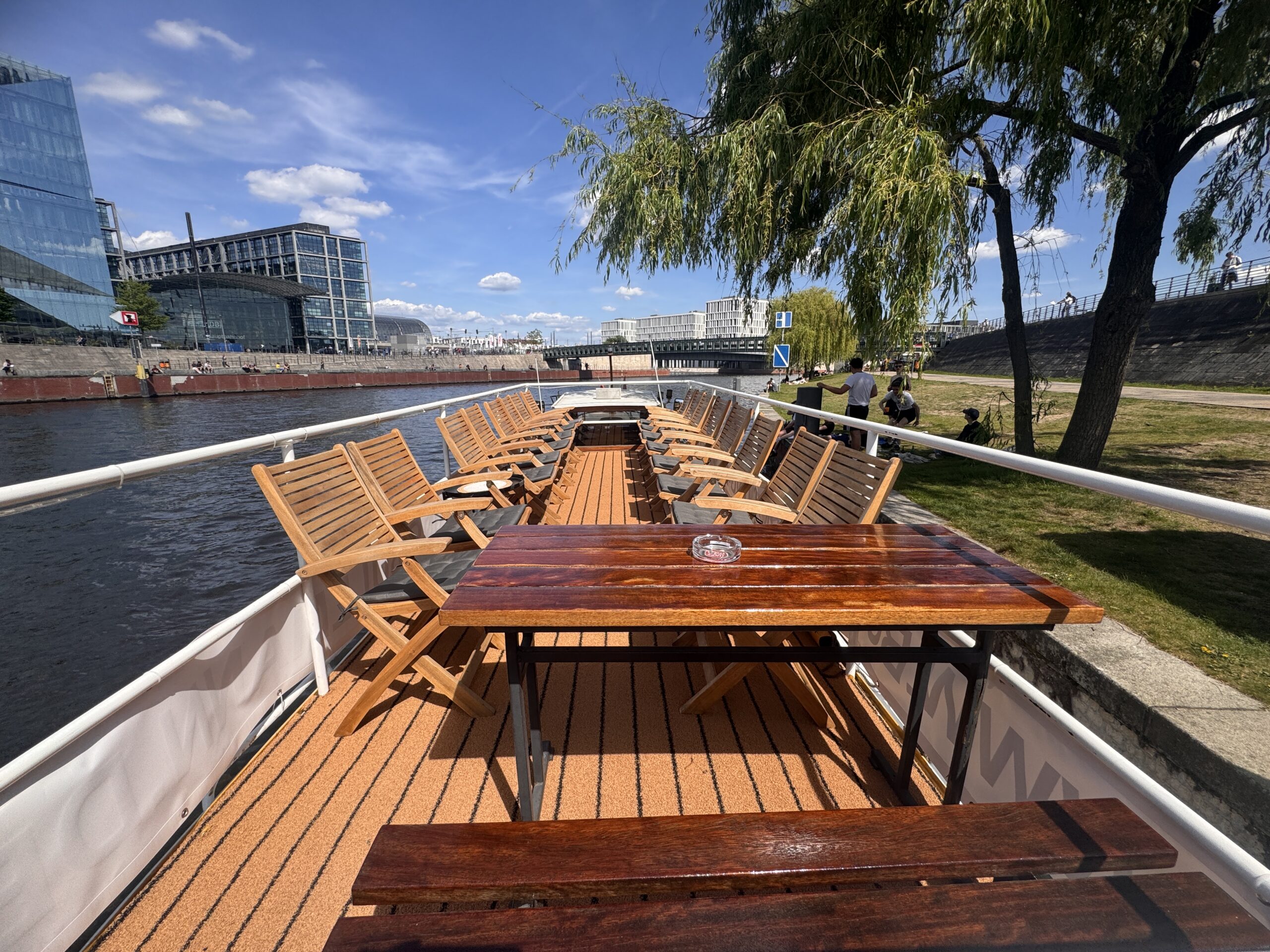 Sonnendeck auf der MS Sylvia